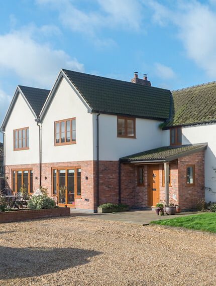Halfway house external architectural view